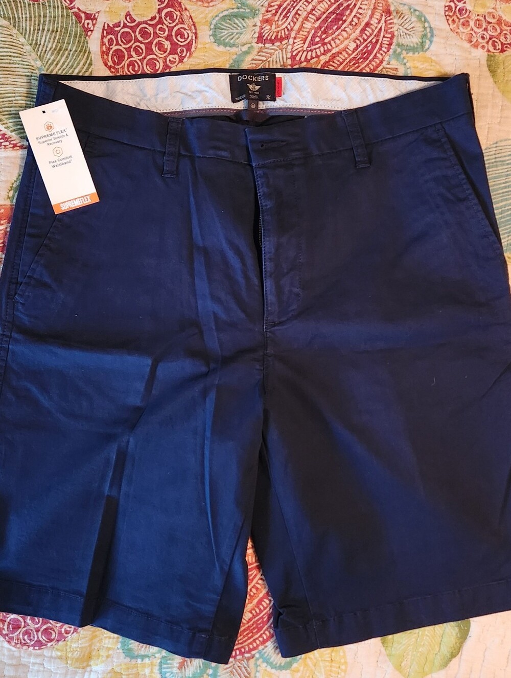 Dockers Mens Flat Front Shorts, Size 36